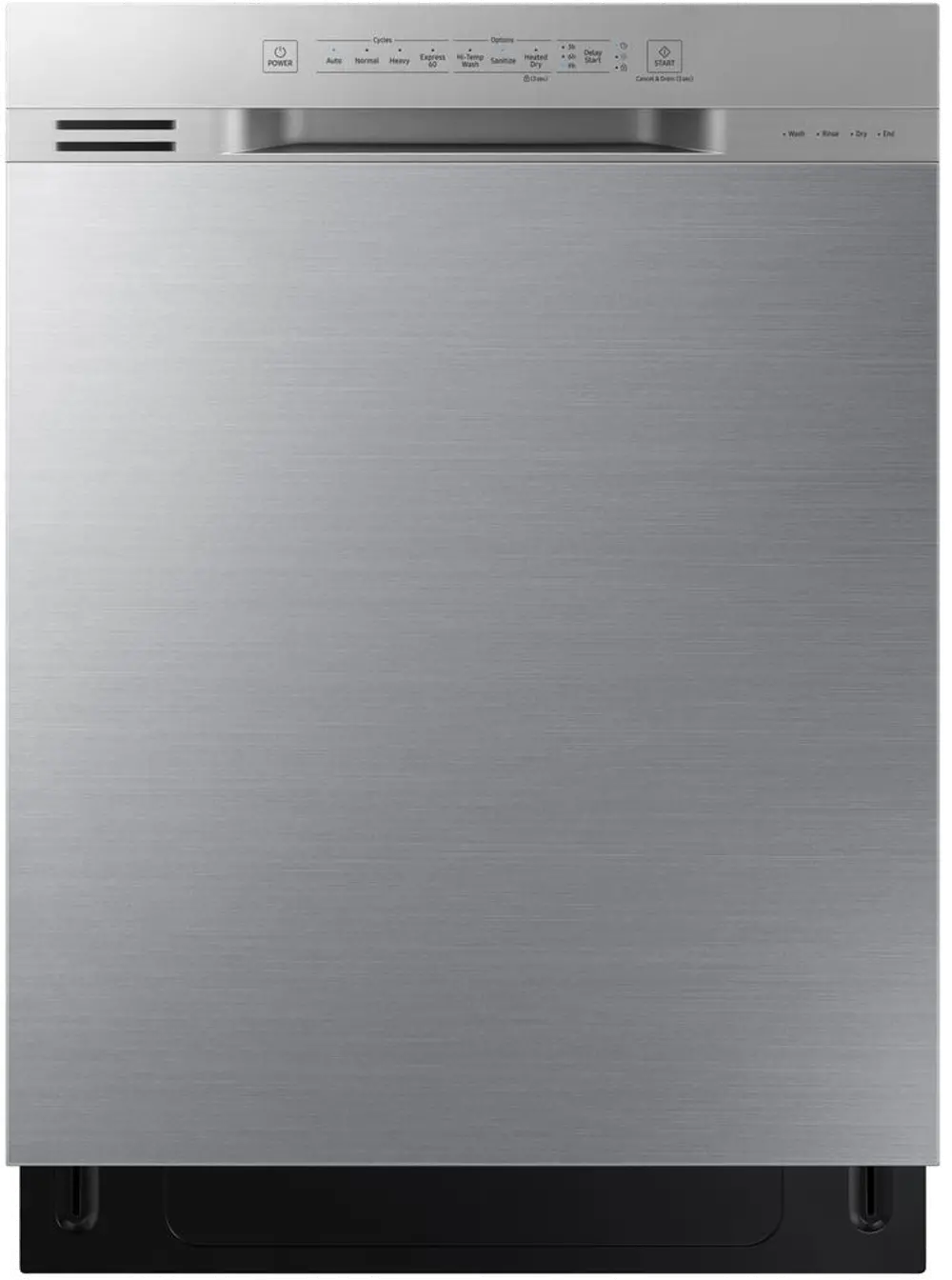 DW80N3030US Samsung Front Control Dishwasher - Stainless Steel-1