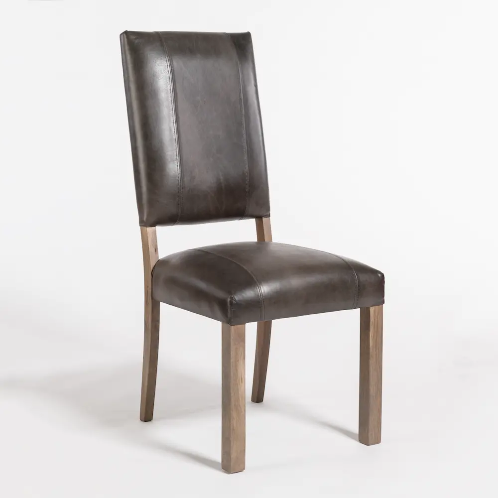 Bryant Brown Leather Dining Room Chair-1