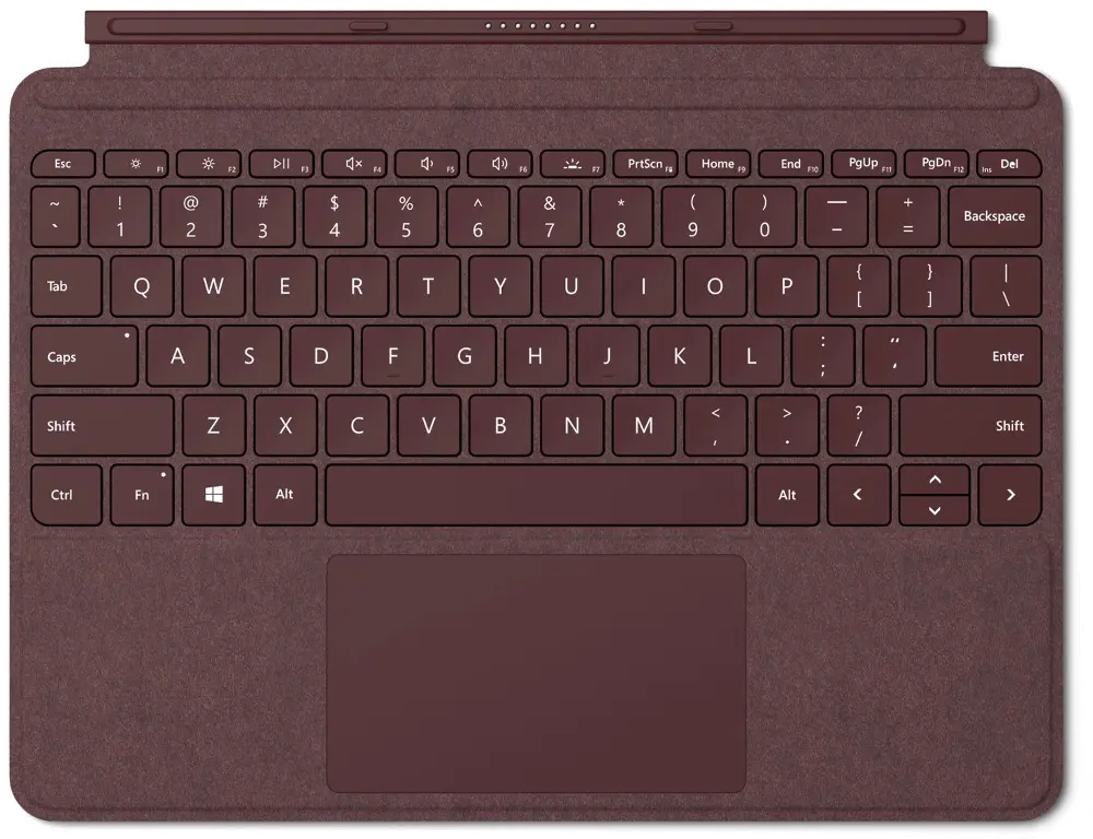 KCS-00041 Burgundy Microsoft Surface Go Signature Keyboard Cover-1