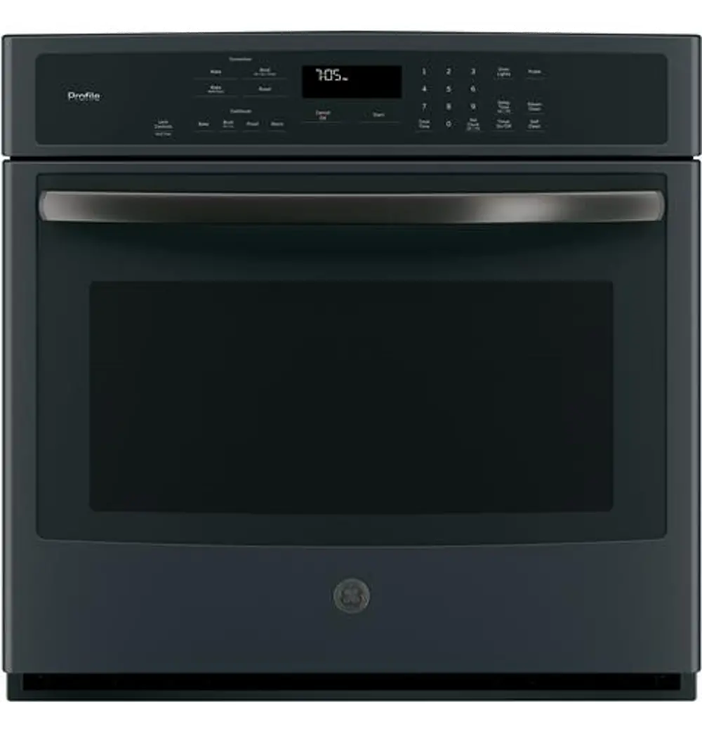PT7050FMDS GE Profile 30 Inch Single Wall Oven with Convection - 5.0 cu. ft. Black-1