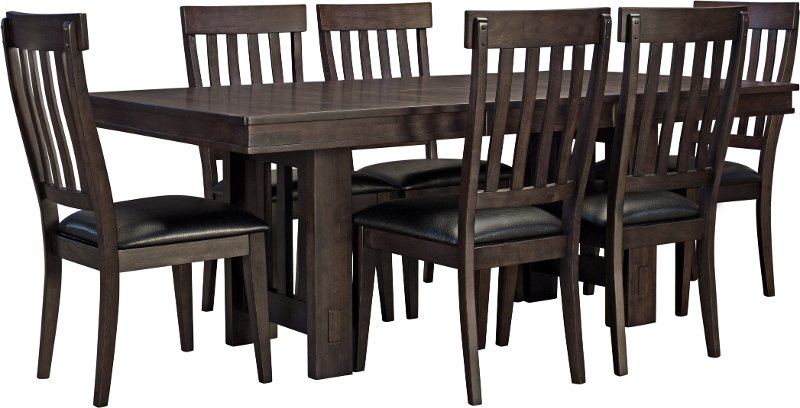 Bremerton Gray Brown 5 Piece Dining Set, Gray And Brown Dining Room Table