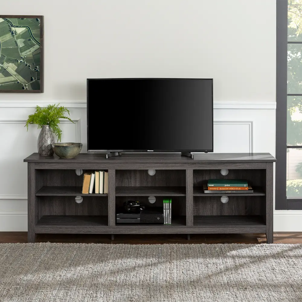 W70CSPCL Whitney Charcoal 70 Inch TV Stand - Walker Edison-1