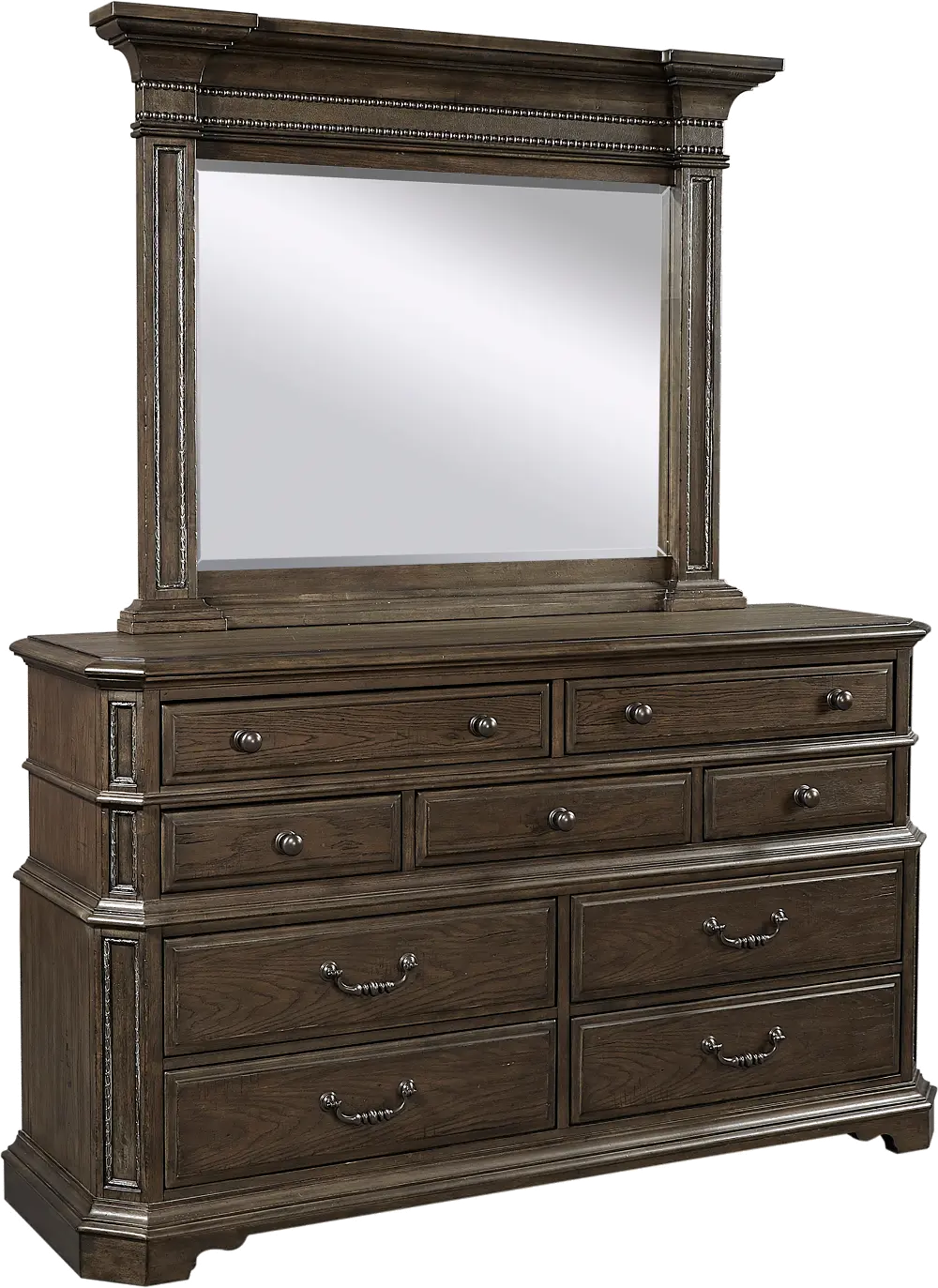 Traditional Brown Dresser - Foxhill-1