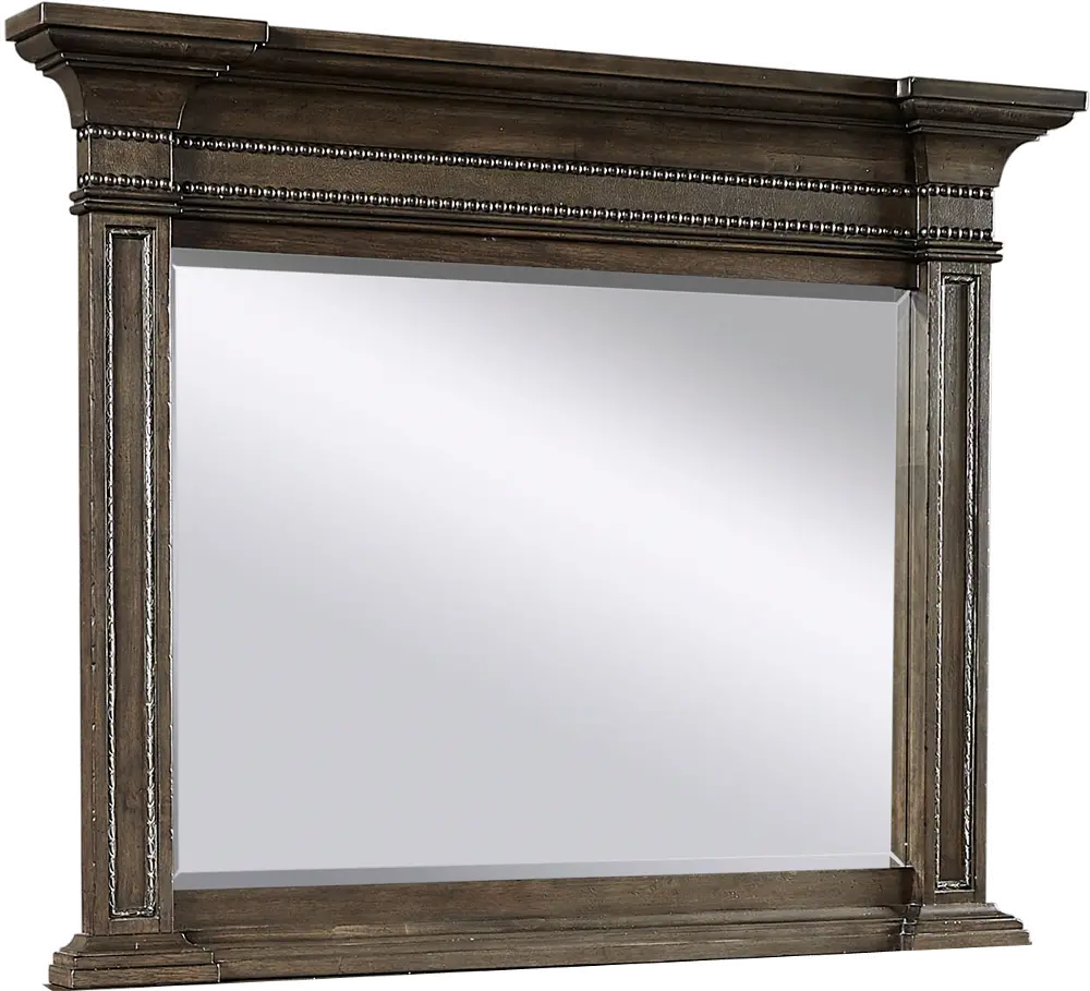 Traditional Brown Mirror - Foxhill-1