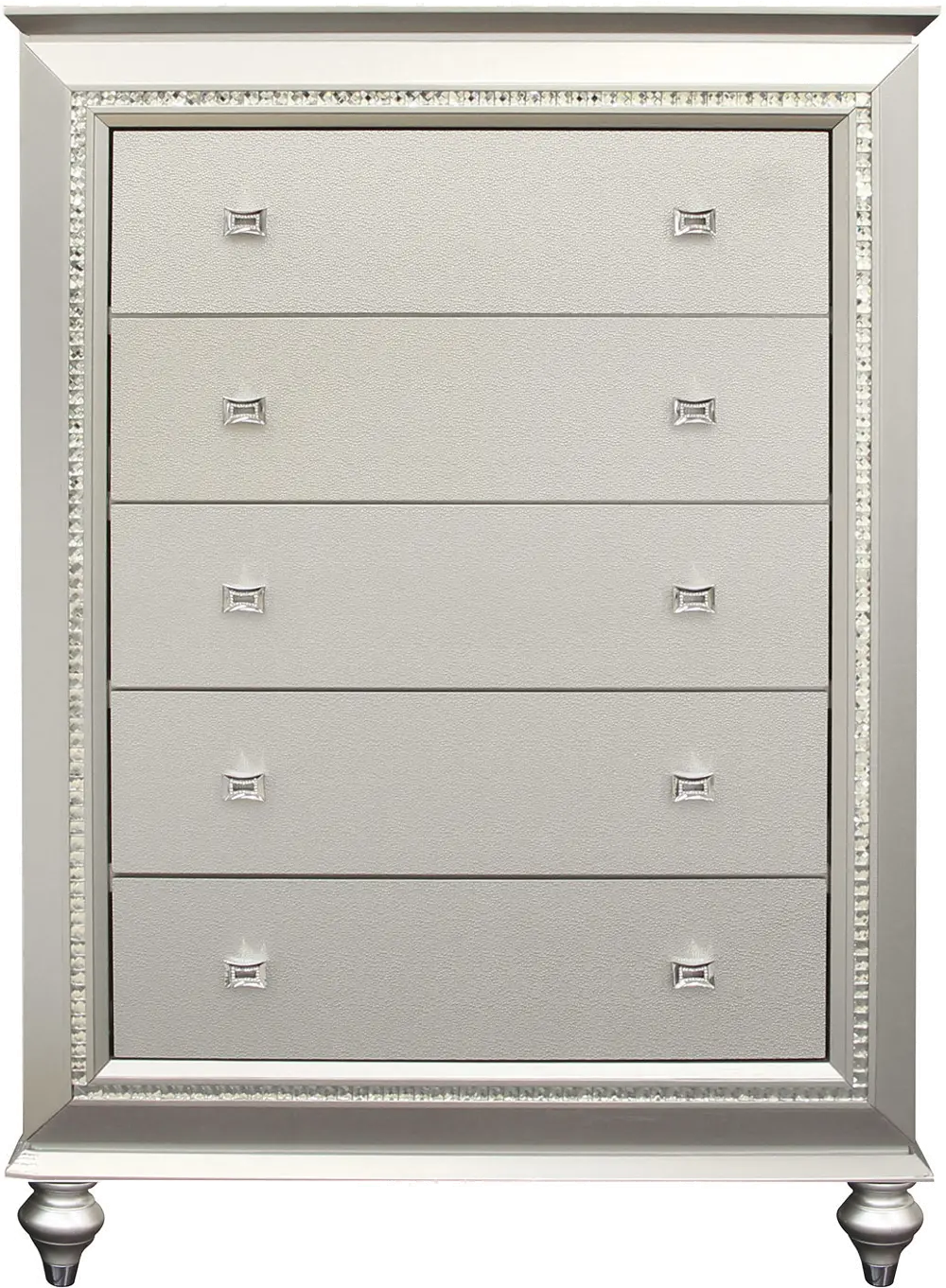 Contemporary Champagne Chest of Drawers - Kaitlyn-1