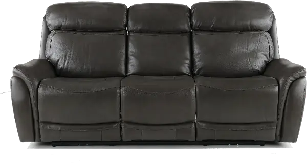 Happy Gray Leather Match Dual Power Reclining Sofa Rc Willey Dual Power Reclining Sofa, Dual Power Reclining Leather Sofa