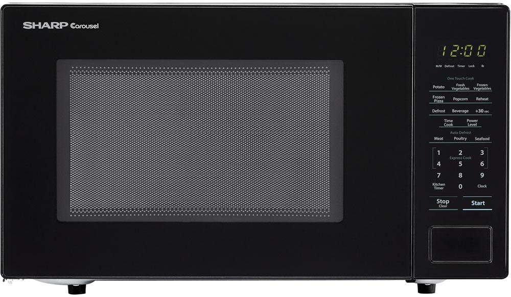 Sharp Countertop Microwave -1.1 cu. ft. Black