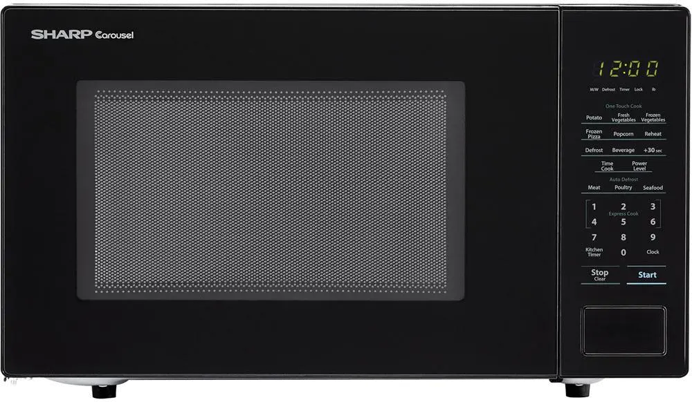 SMC1131CB Sharp Countertop Microwave -1.1 cu. ft. Black-1