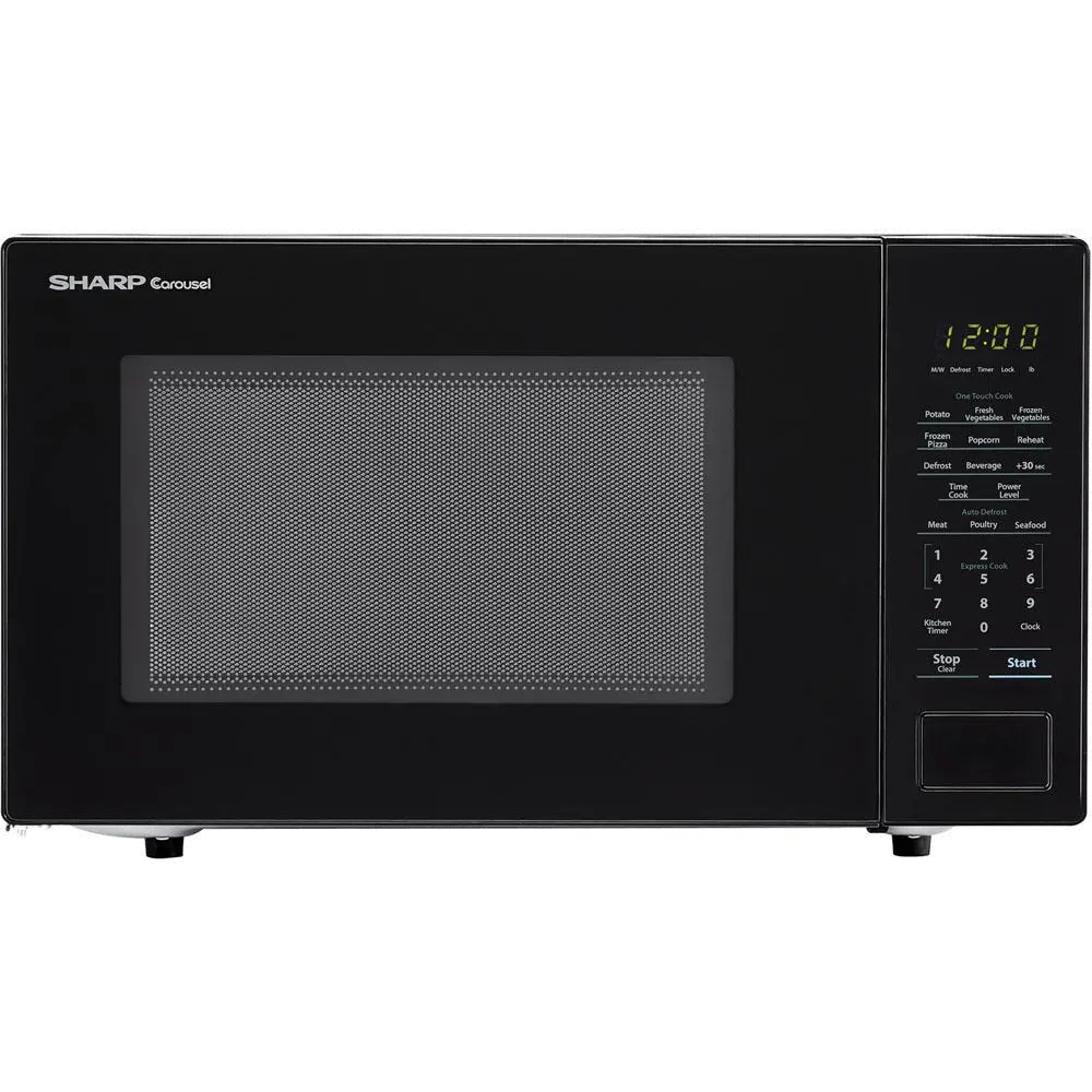 SMC1131CB Sharp Countertop Microwave -1.1 cu. ft. Black-1
