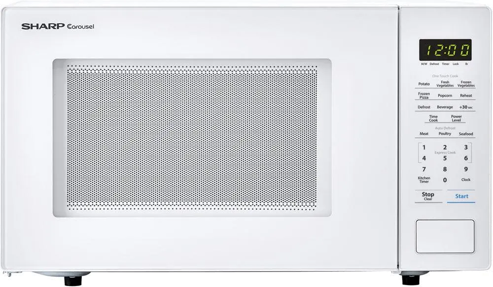 SMC1131CW Sharp Countertop Microwave -1.1 cu. ft. White -1
