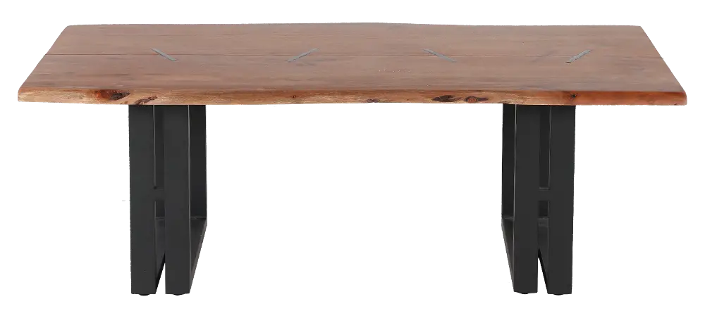 Copenhagen Natural Live Edge Coffee Table-1