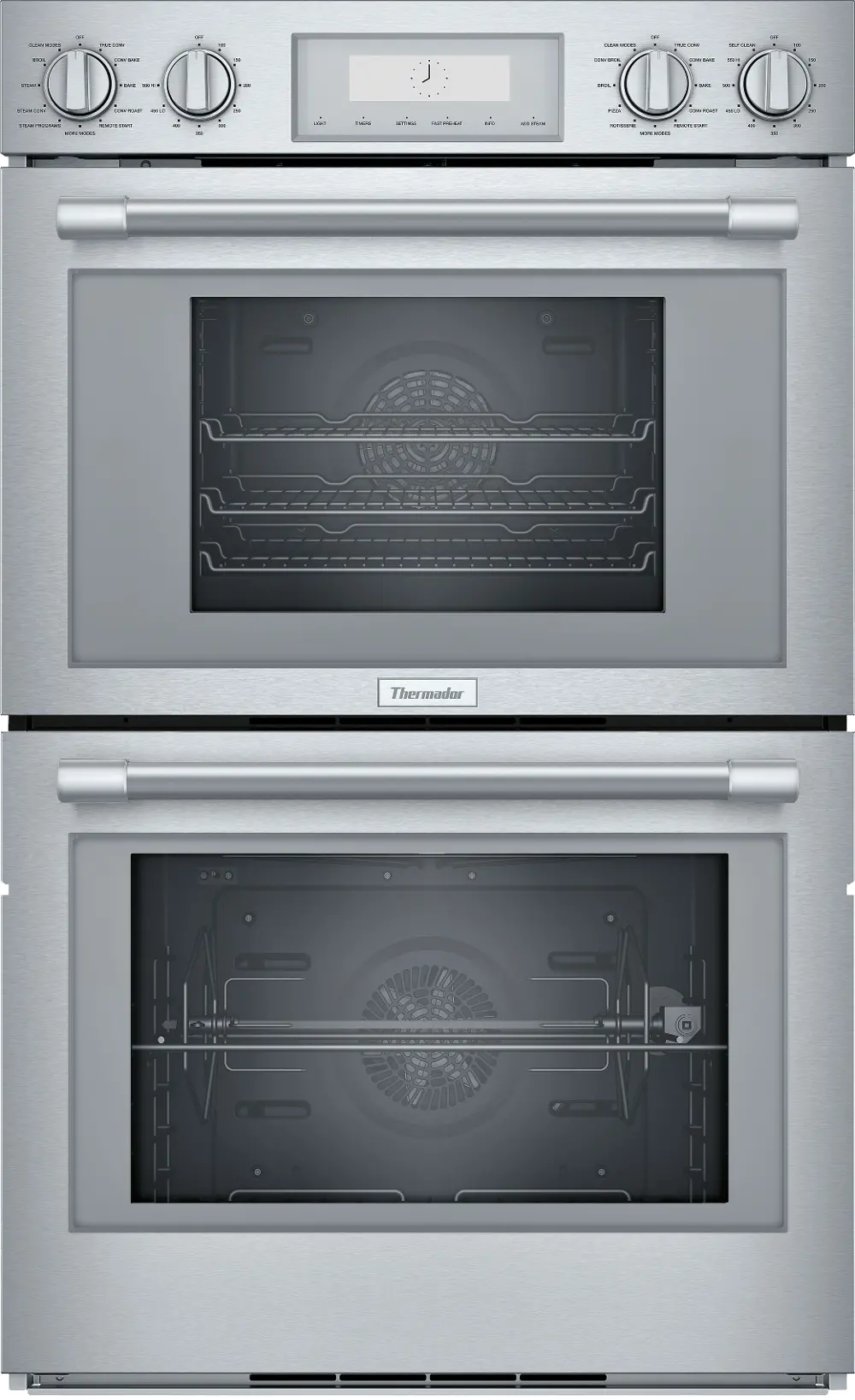 PODS302W Thermador 30 Inch Double Wall Oven - 7.3 cu. ft. Stainless Steel-1