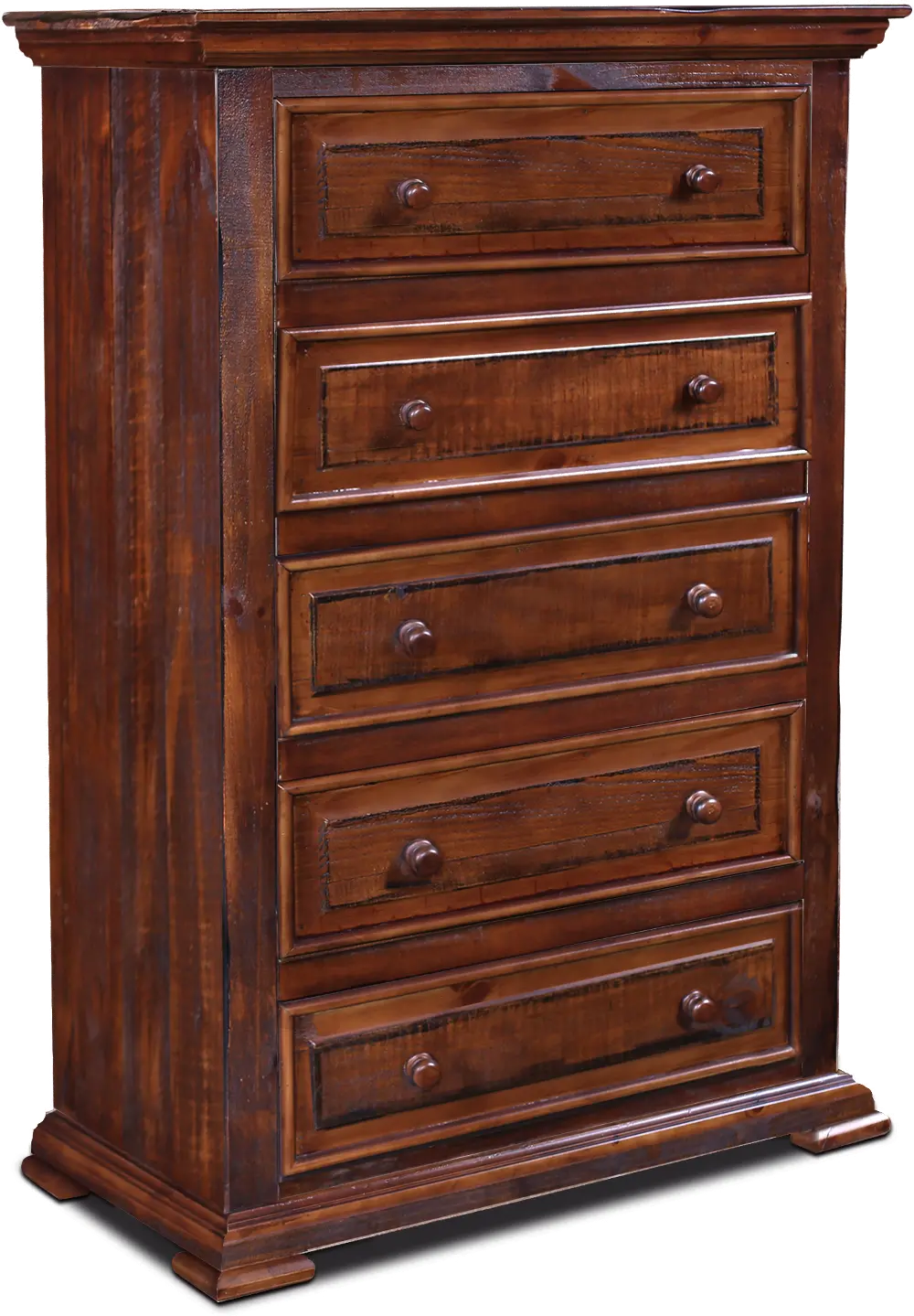 Classic Brown Chest of Drawers - Marquis-1