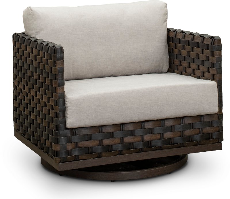 Wicker Patio Motion Chair With Sunbrella Cushion Nevis Rc Wicker Patio Motion Chair With