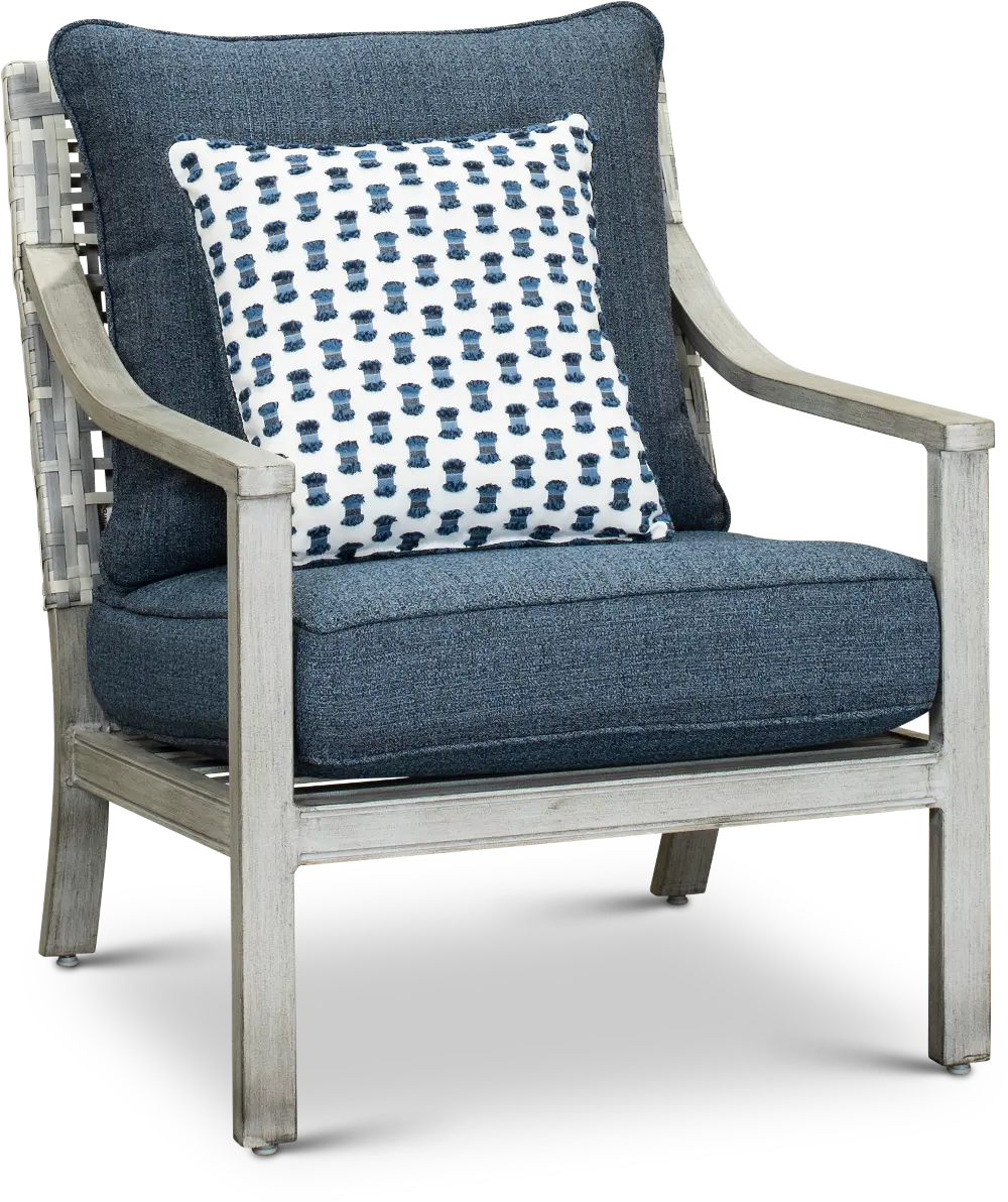 Driftwood Gray Patio Lounge Chair - Rockport-1