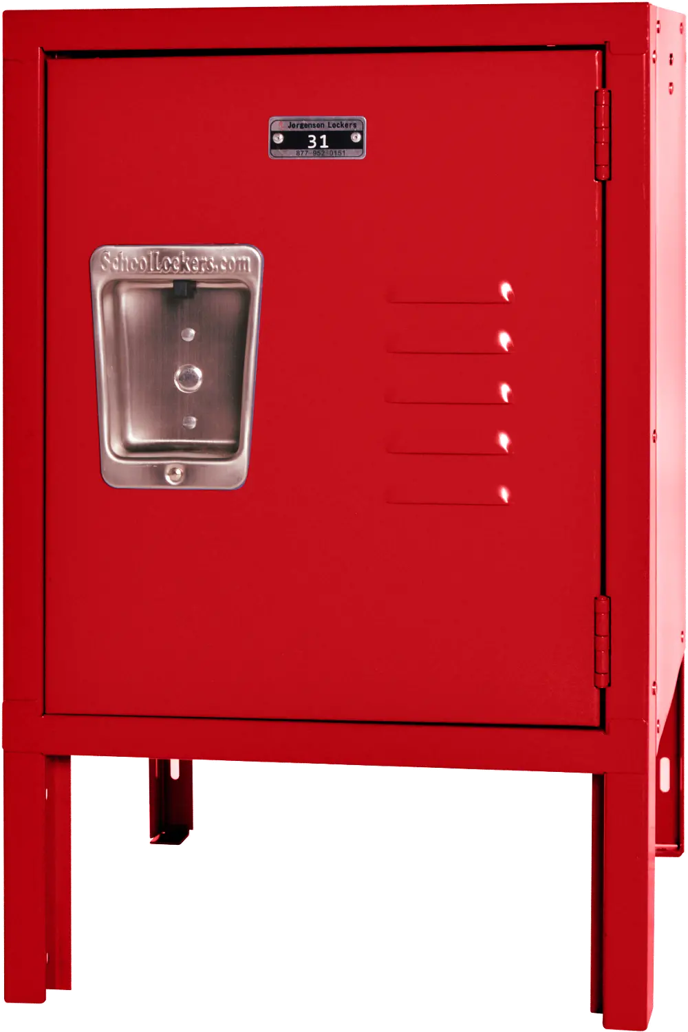 Red Metal Mini Kids Locker-1