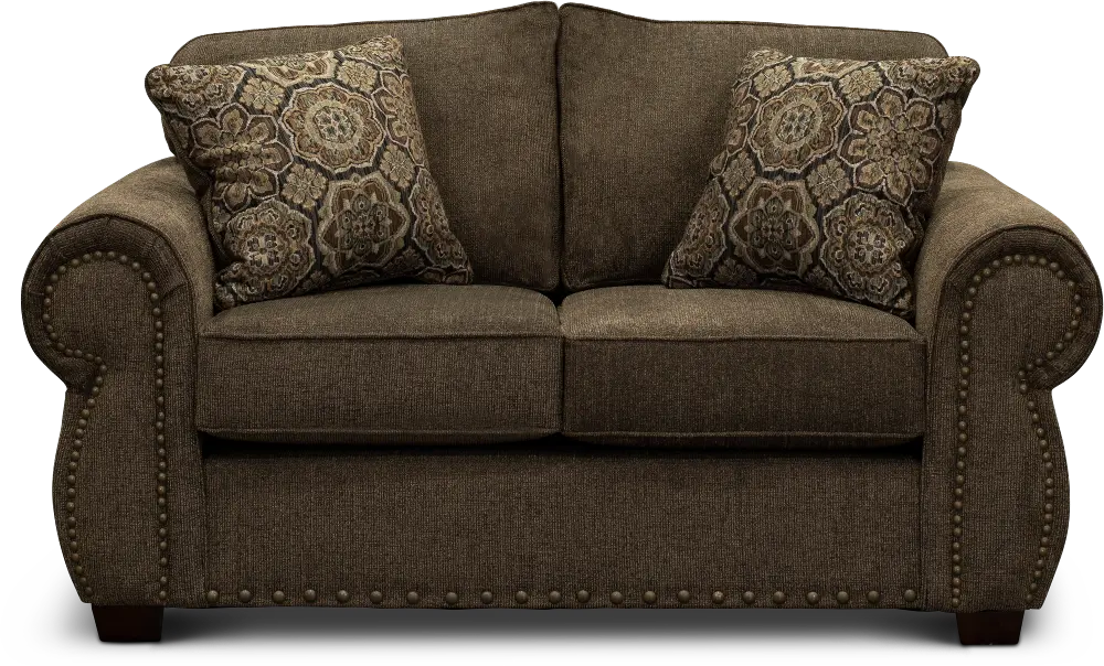 Southport Brown Loveseat-1