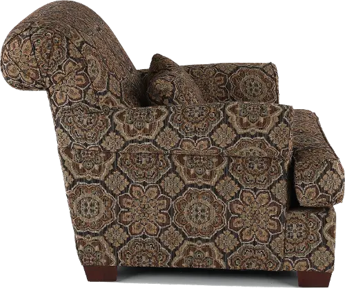 Square Bath Mat Brown/Burgundy/Champagne/Beige Chenille Soft