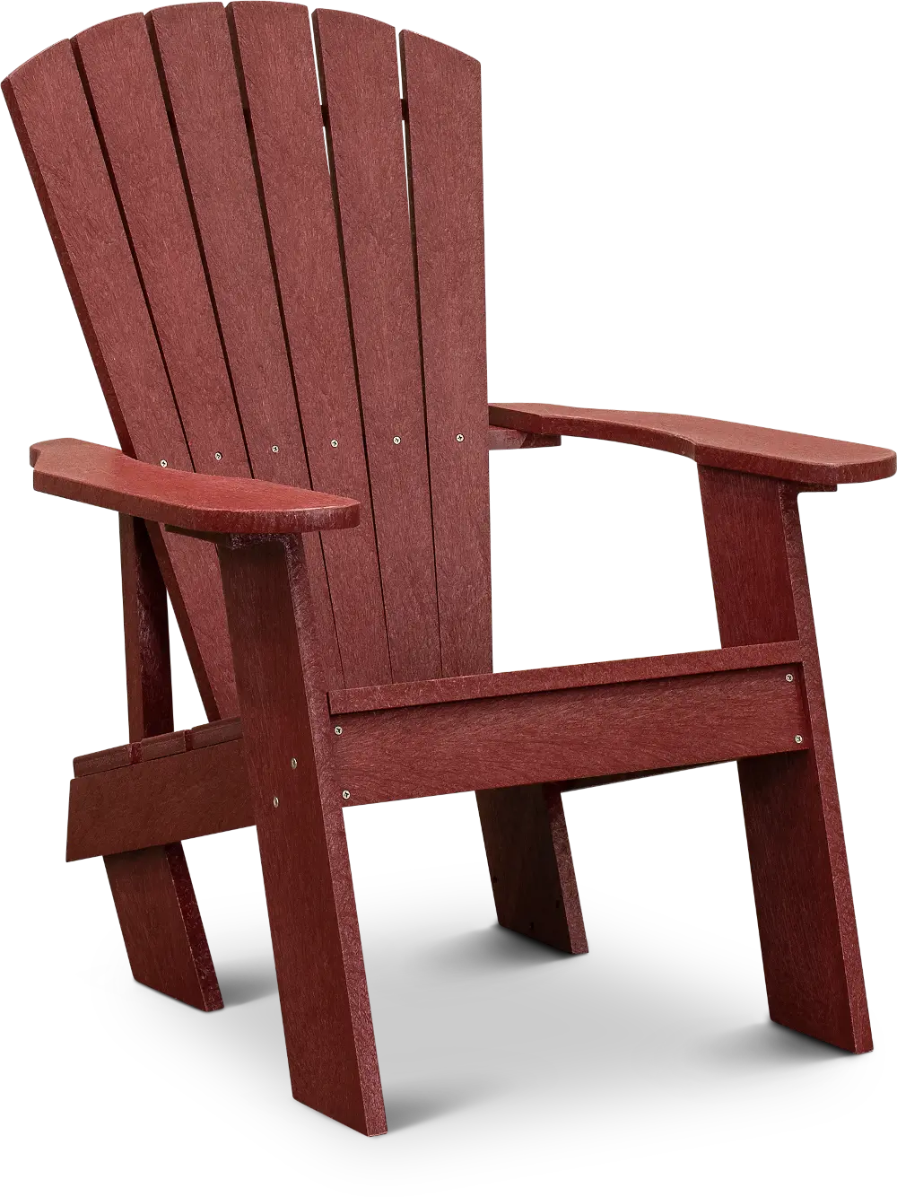 Bordeaux Red Outdoor Patio Adirondack Chair - Captiva-1