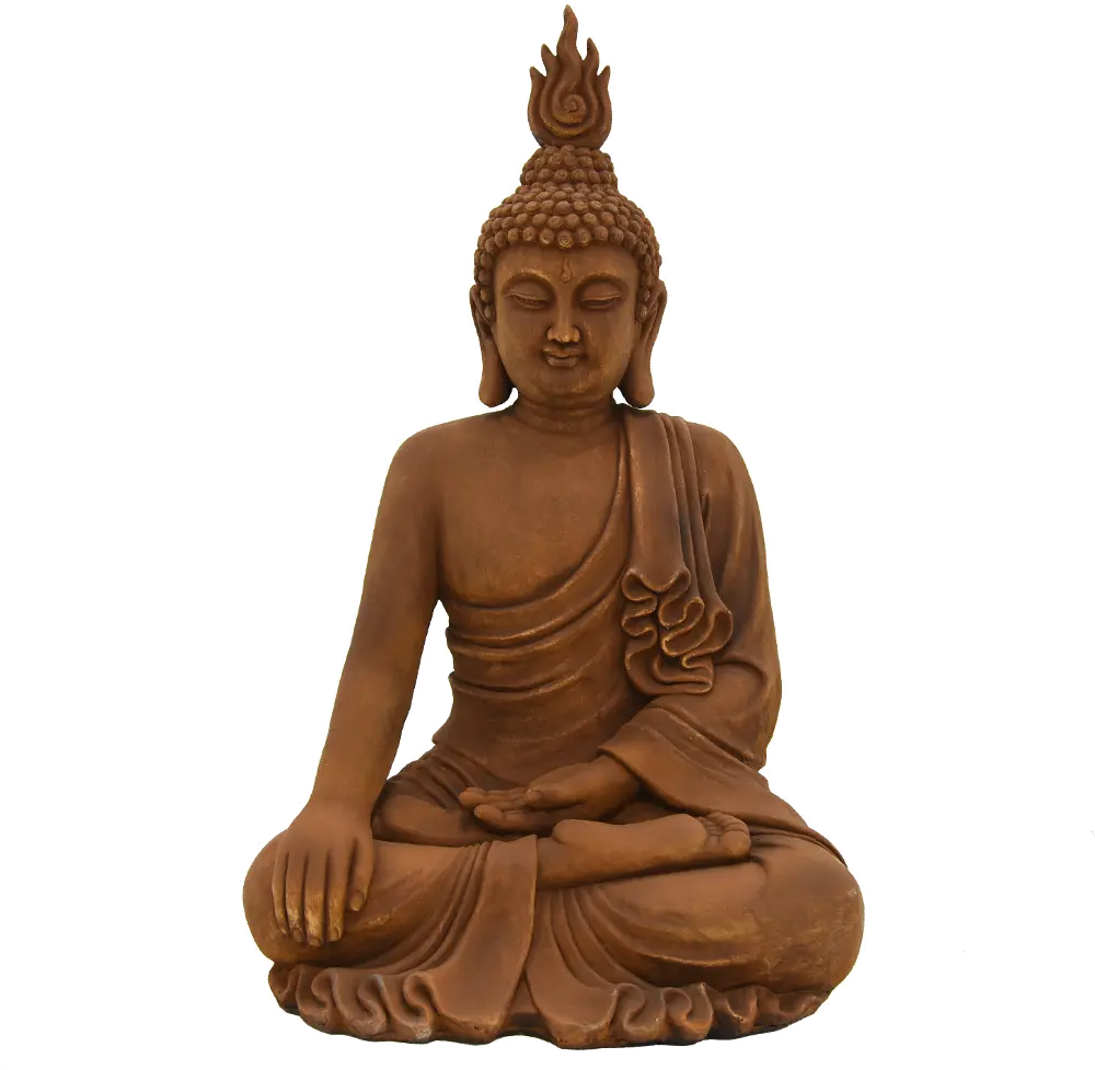 Brown Buddha Figurine-1
