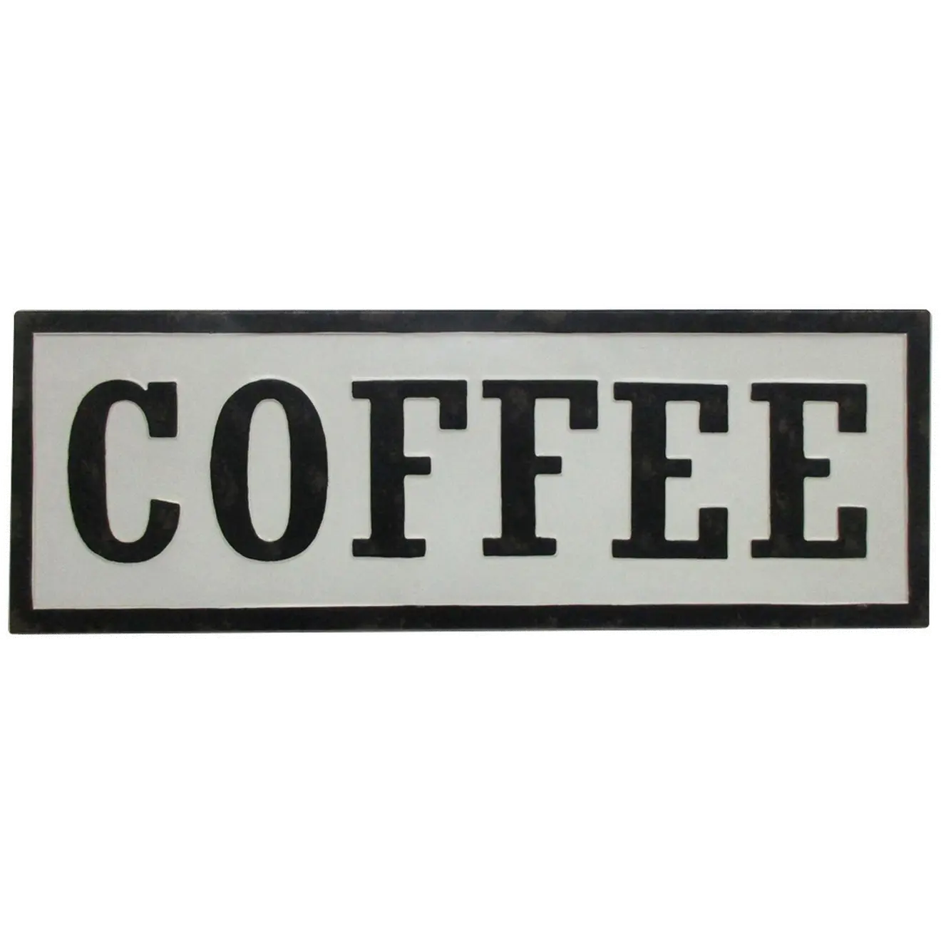 Black and White Coffee Novelty Wall Sign-1