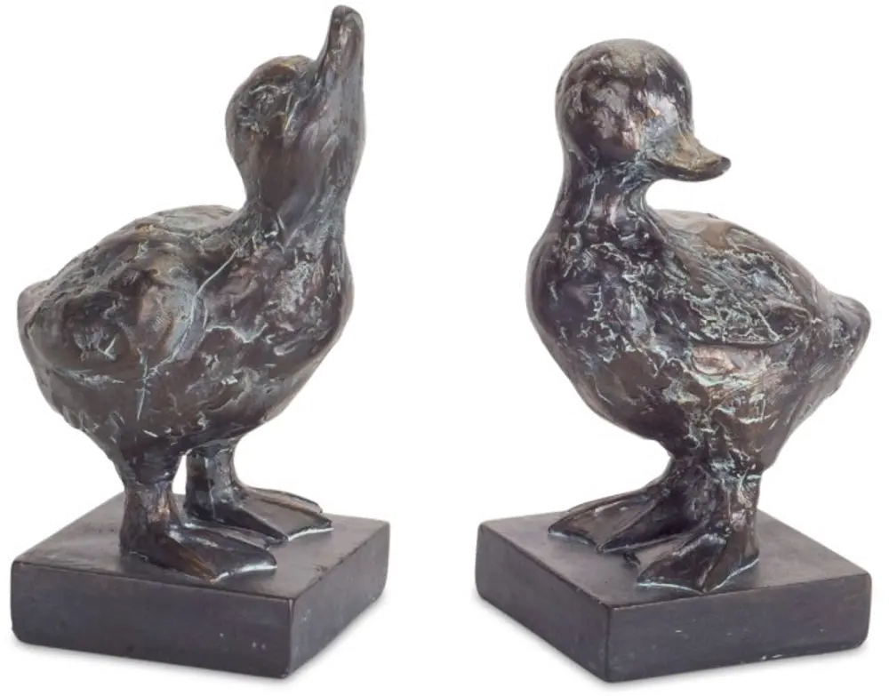 Assorted Resin Duck Sculpture-1