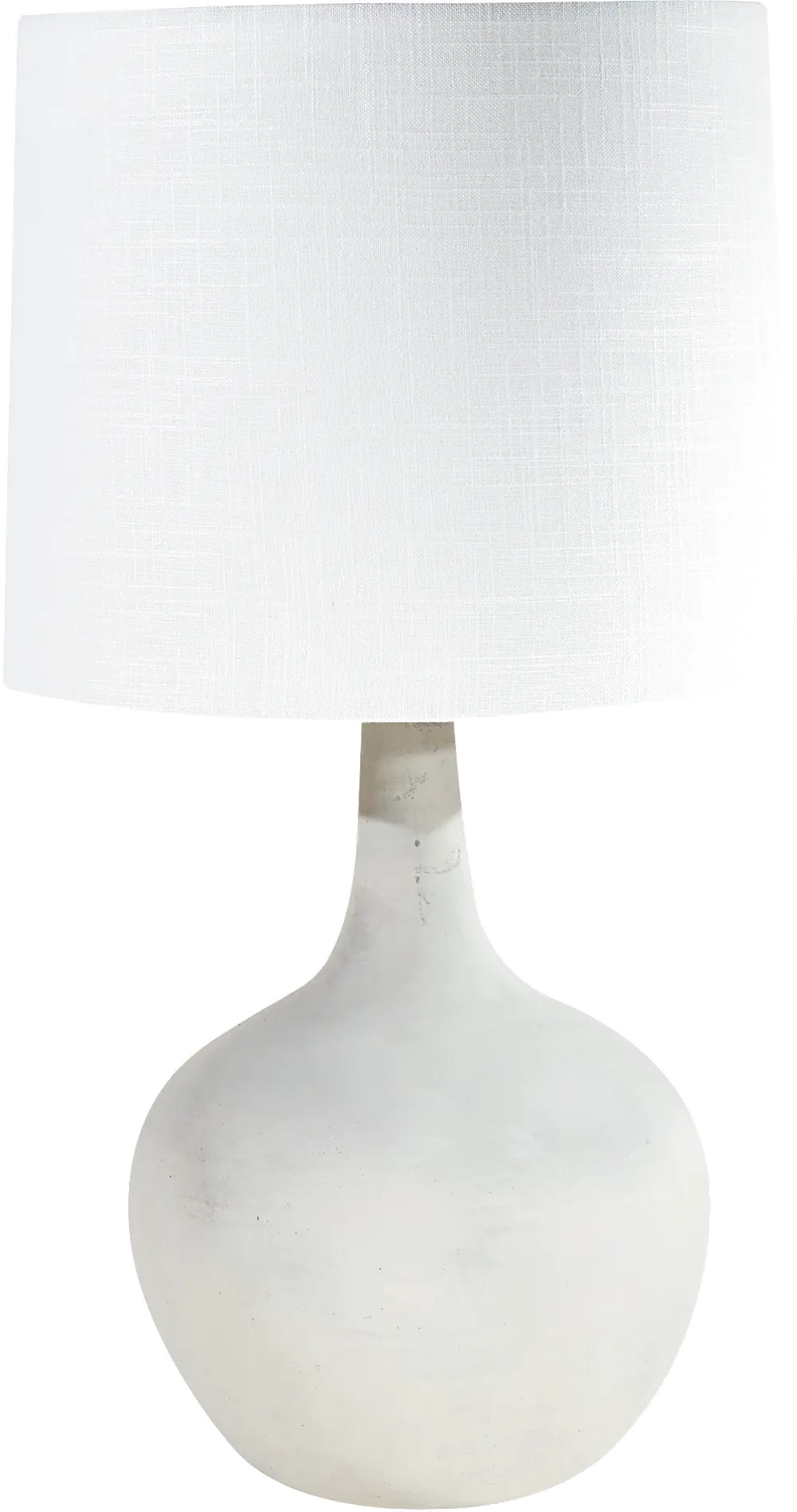 Magnolia Home Furniture White Cement Table Lamp-1