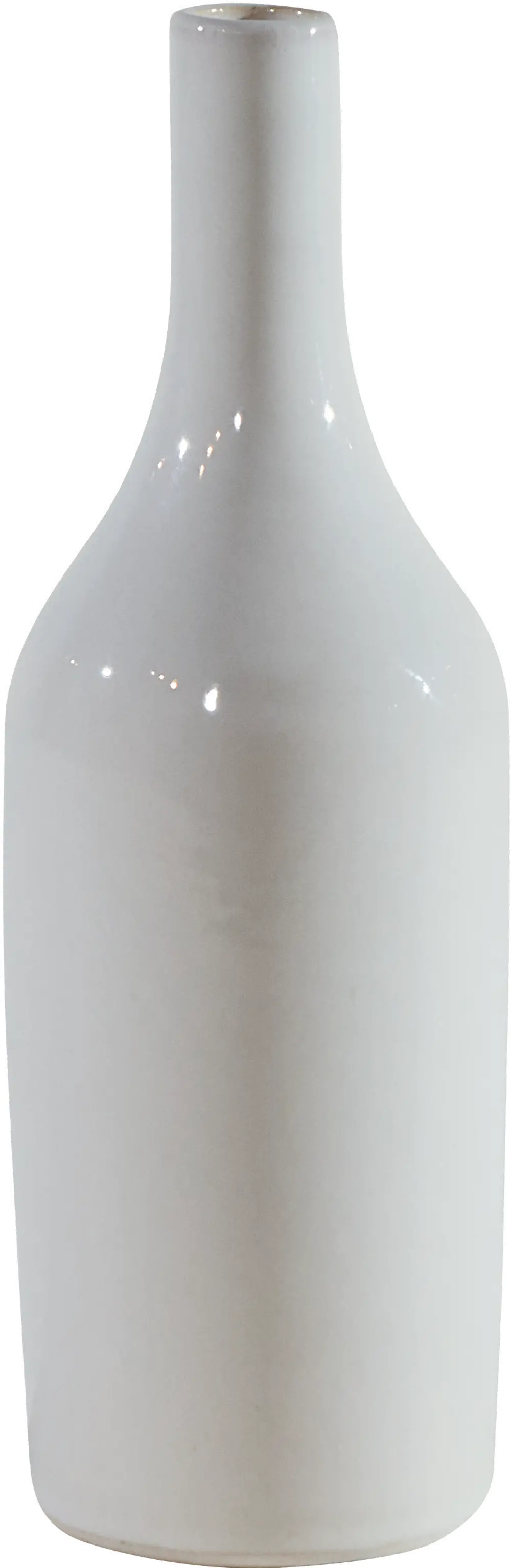 Magnolia Home Furniture 9 Inch Ivory Slim Ceramic Vase-1