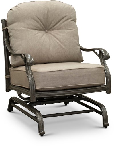 High Back Patio Dining Swivel Rocker Macan Rc Willey - Replacement Base For Swivel Patio Chairs