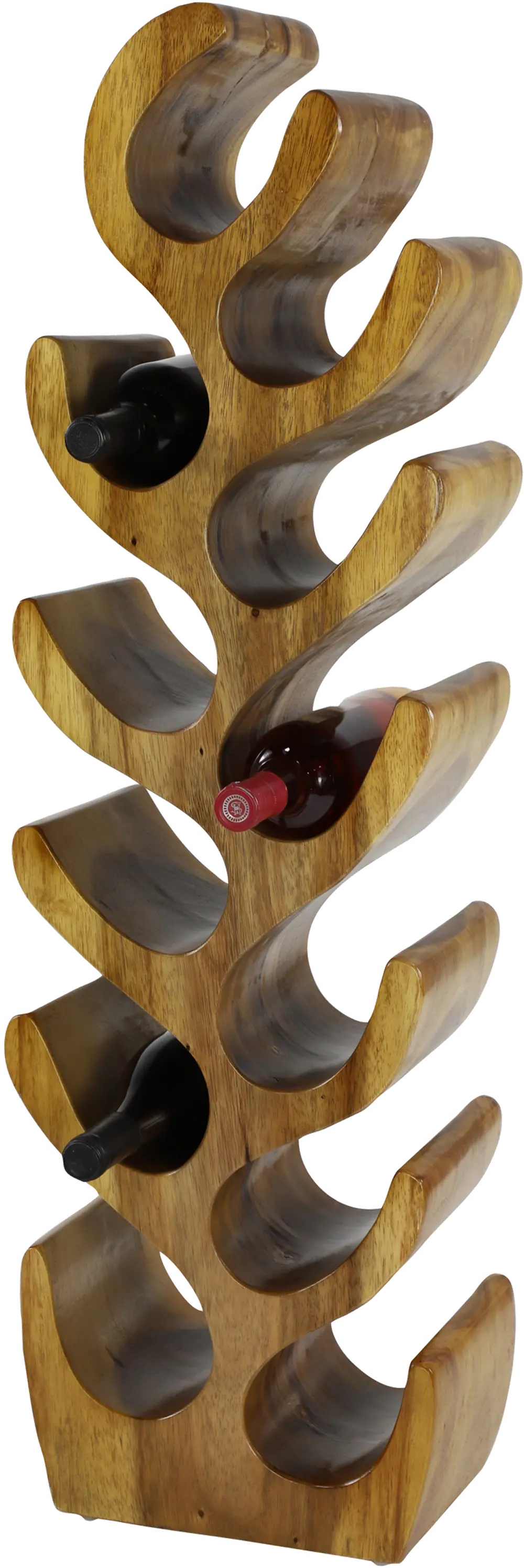 39 Inch Wooden Wine Rack-1