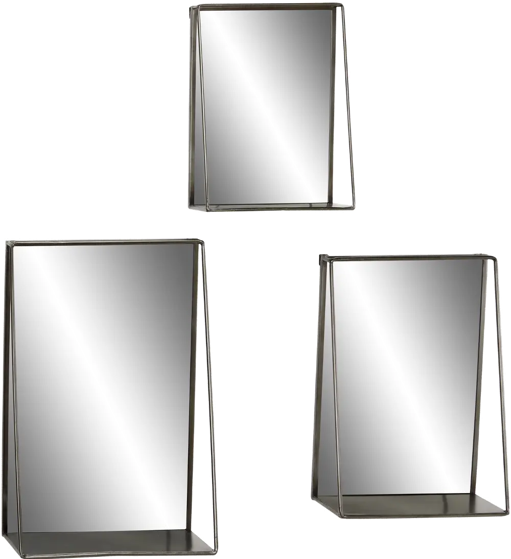 24 Inch Metal Wall Mirror-1