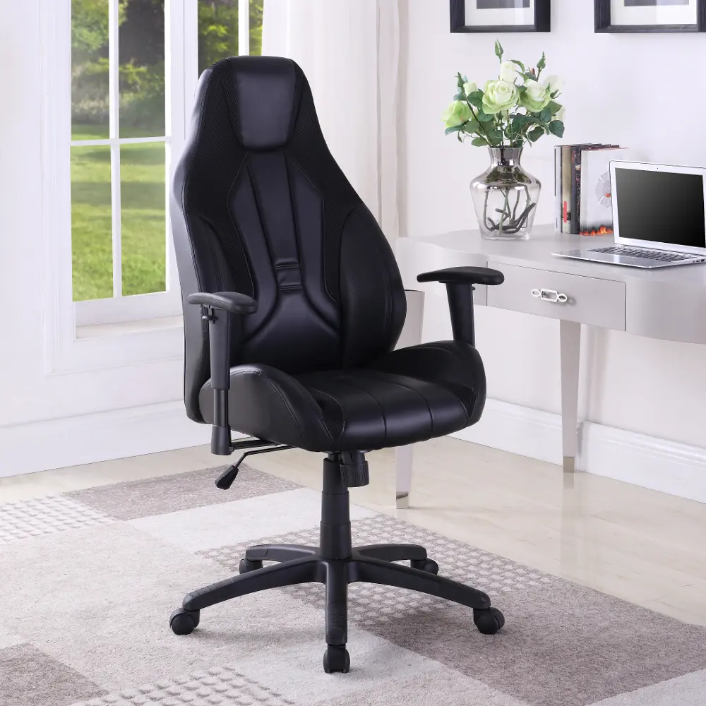 ZL3402ECU Black Performance Gaming Chair-1