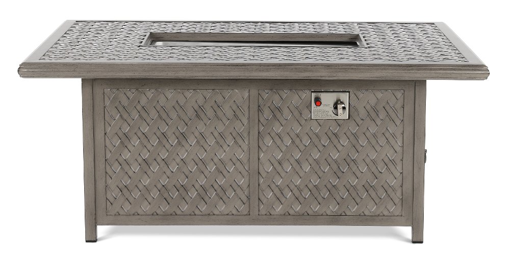 Macan Gray Patio Fire Pit Table