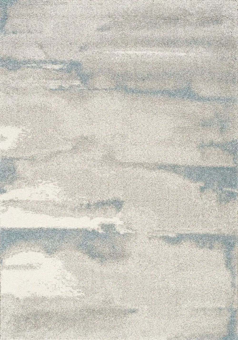 8 x 11 Large Cirrus Cream, Gray, and Blue Rug - Breeze-1