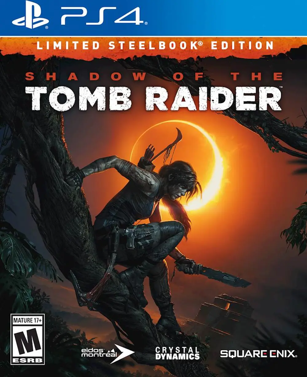 PS4 SQE 92089 Shadow of the Tomb Raider Steelbook Limited Edition- PS4-1