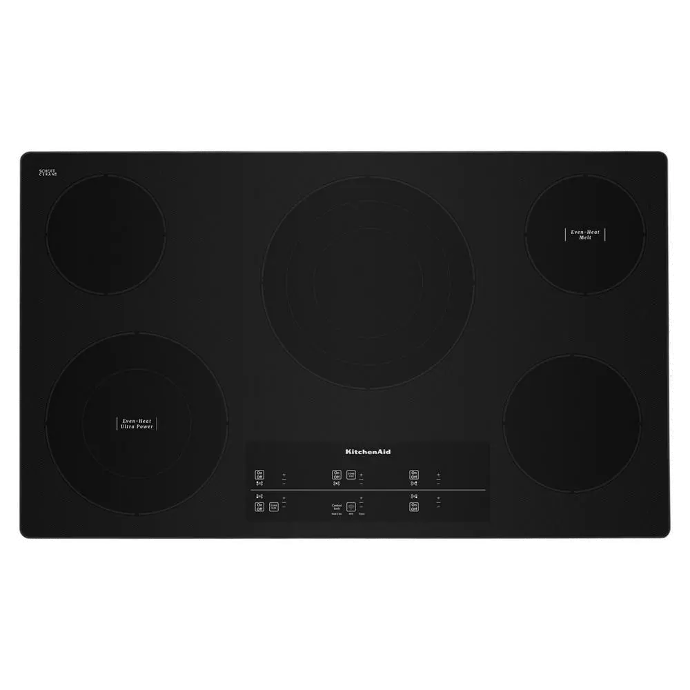 KCES956HSS KitchenAid 36 Inch Smart Smoothtop Electric Cooktop - Stainless Steel-1