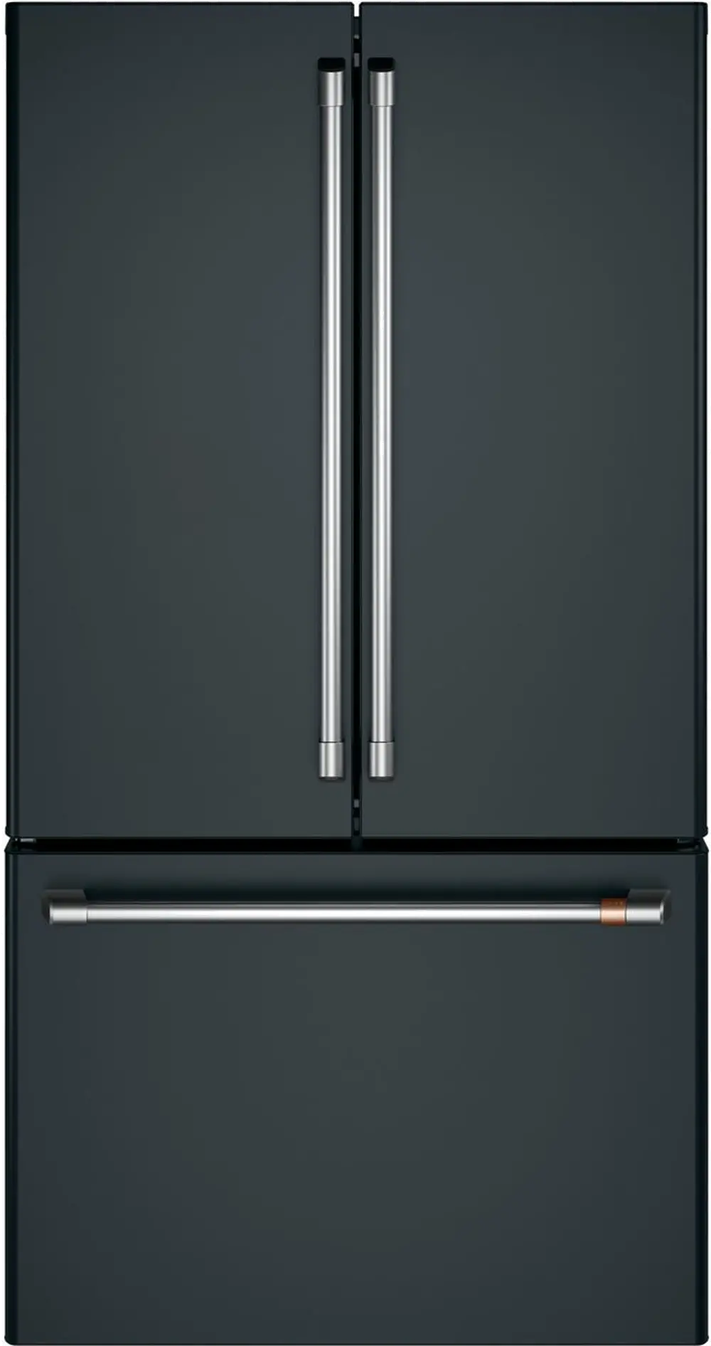 CWE23SP3MD1 Cafe 23.1 cu ft French Door Refrigerator - Counter Depth Matte Black-1