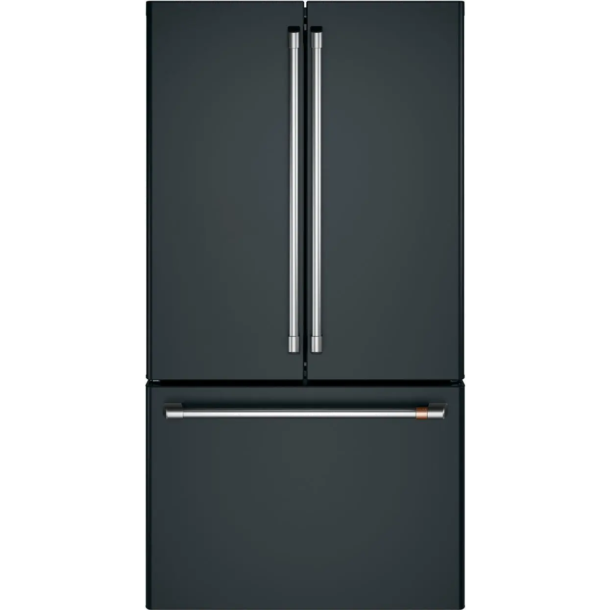 CWE23SP3MD1 Cafe 23.1 cu ft French Door Refrigerator - Counter Depth Matte Black-1