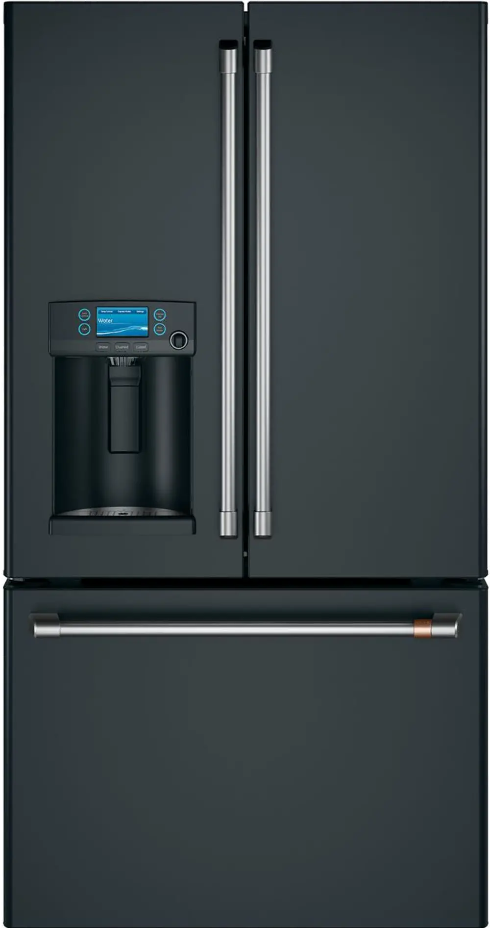 CFE28TP3MD1 Cafe 27.8 cu ft French Door Refrigerator - Matte Black-1