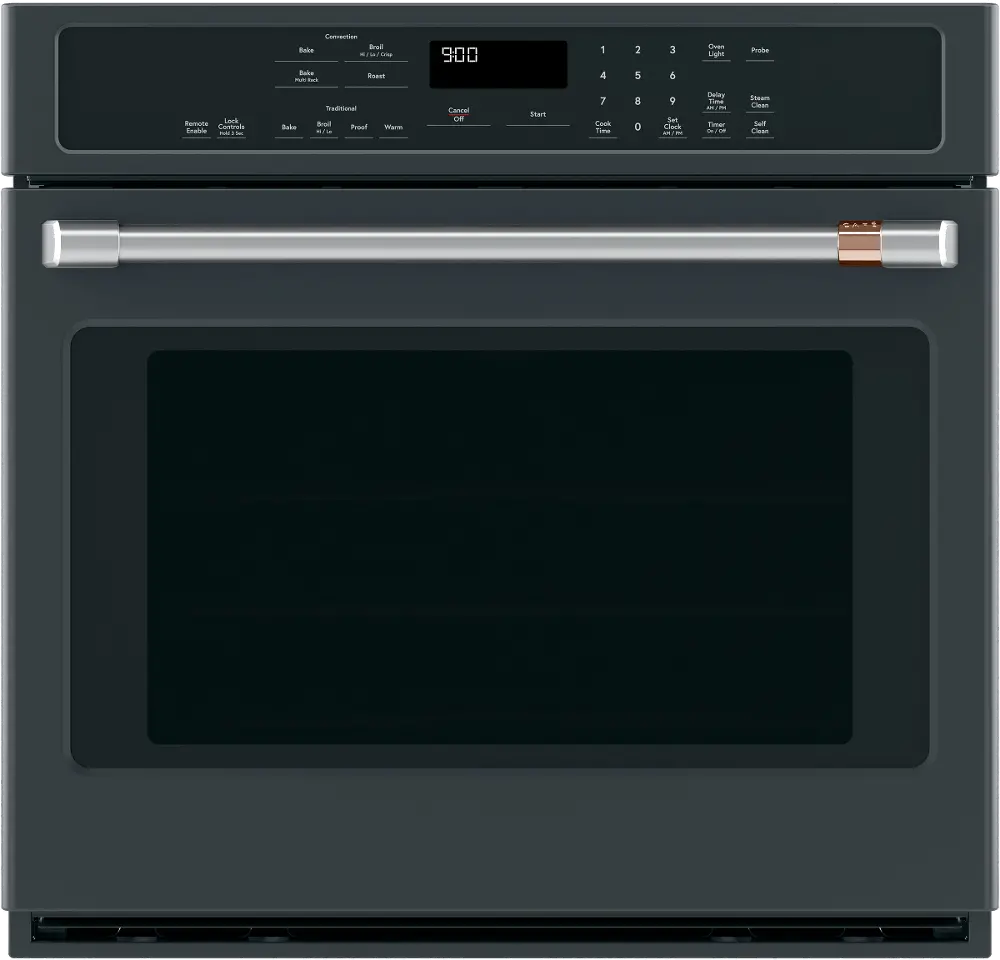 CTS90DP3MD1 Cafe 30 Inch Smart Single Wall Oven - 5.0 cu. ft. Matte Black-1