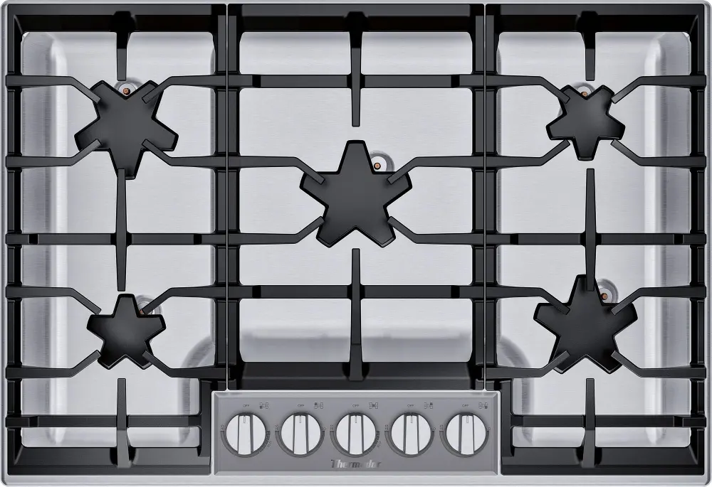 SGSXP305TS Thermador Masterpiece 30 Inch Gas Cooktop - Stainless Steel-1