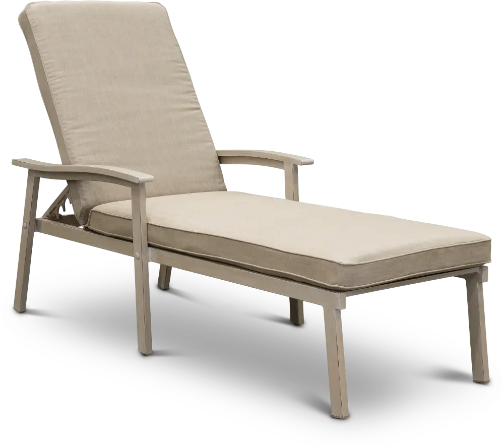 ABV02602P02/CHAISE White Washed Patio Chaise Lounge Chair - Lake House-1