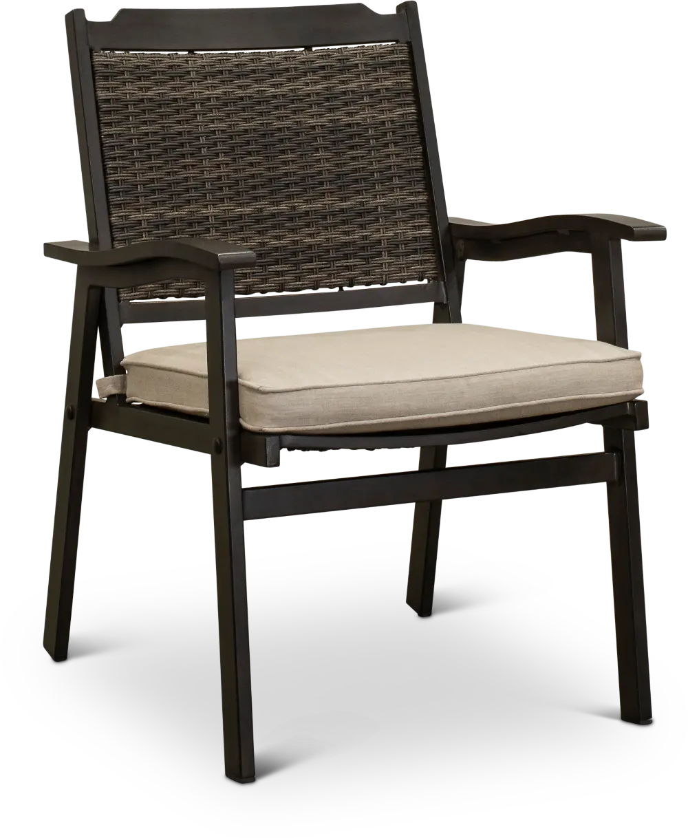 AFV05100P03/ARMCHAIR Woven Patio Arm Chair - Glenwood-1