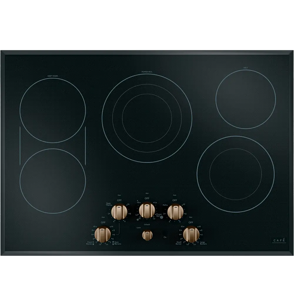 CEP70303MS2 Cafe 30  Built-In Knob Control Electric Cooktop-1