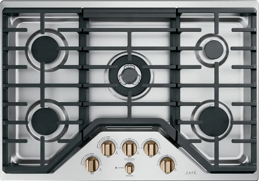 CGP95303MS2 Cafe 30  Built-In Gas Cooktop-1