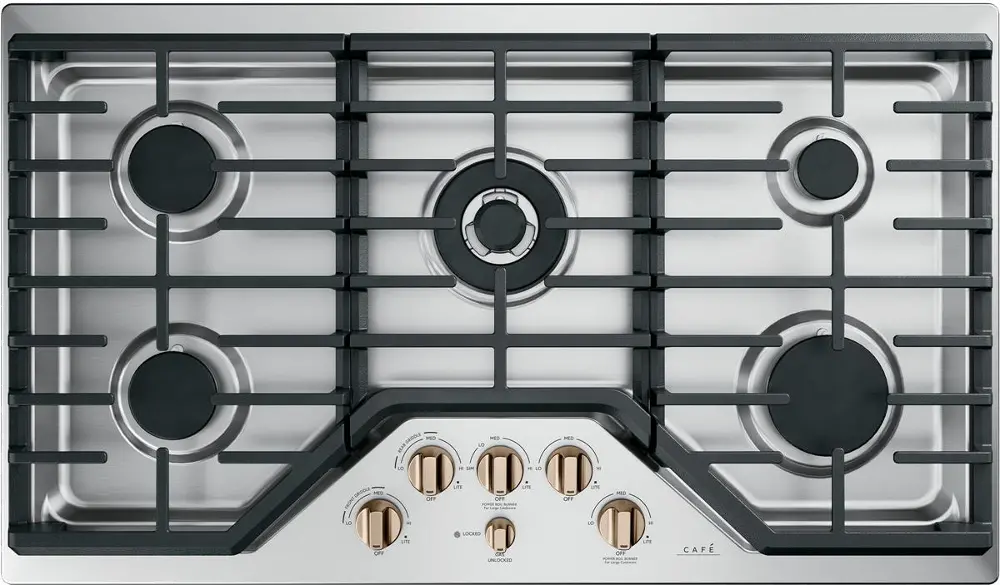 CGP95363MS2 Cafe 36 Inch Cooktop - Stainless Steel-1