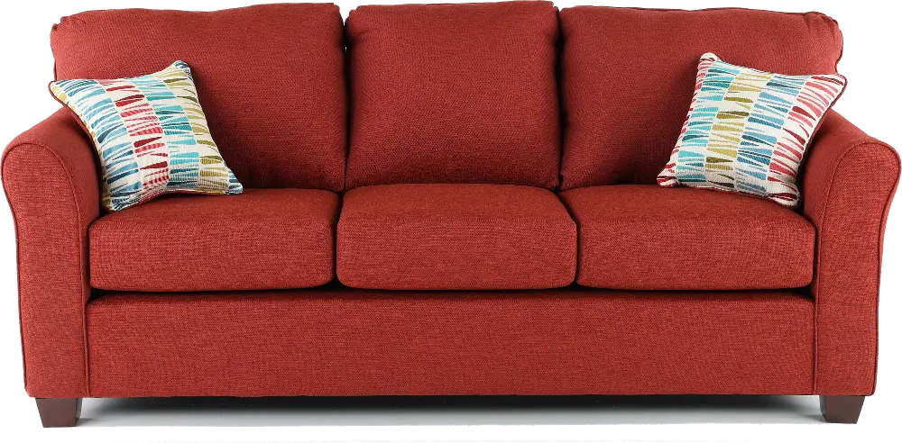 Wall St. Red Sofa-1