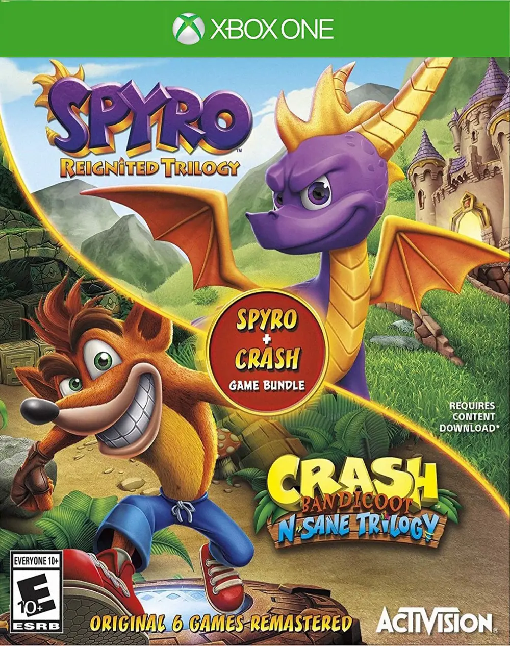 XB1/SPYRO_CRASH_BNDL Spyro and Crash Bandicoot Trilogies Bundle - Xbox One-1