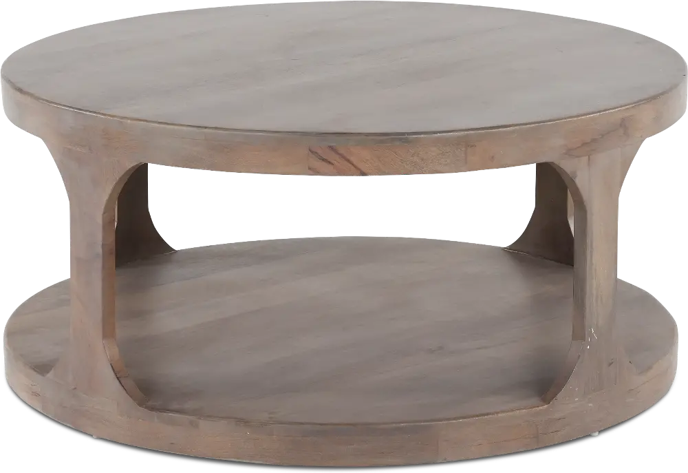 Mabel Misty Ash Round Coffee Table-1