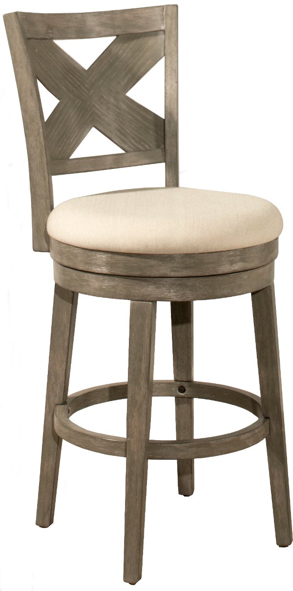 Counter Height Bar Stools Hilale Furniture 4459 827 Weathered Gray 26 Inch Upholstered Counter Height Stool Sunhill